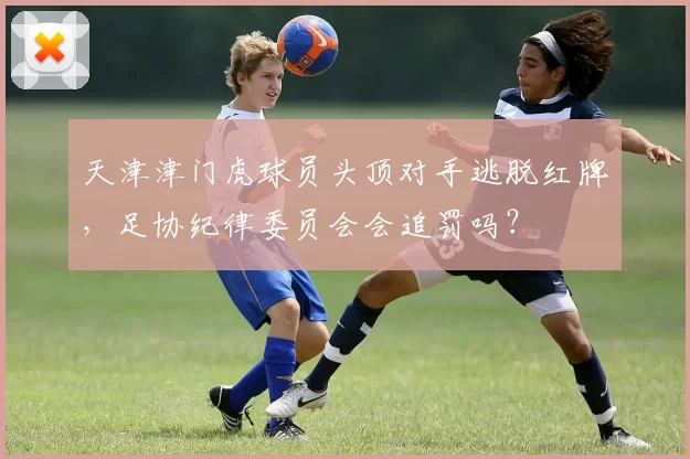 天津津门虎球员头顶对手逃脱红牌,足协纪律委员会会追罚吗?